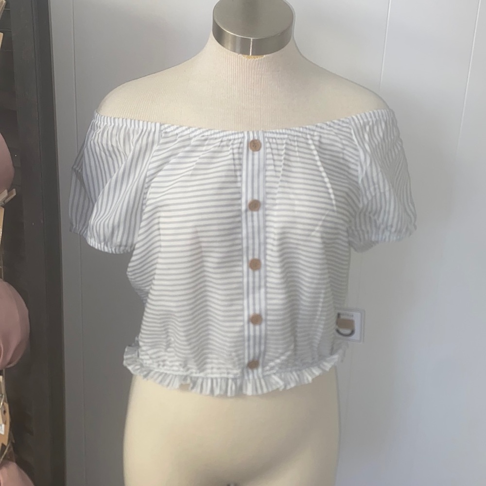 Off the shoulder shirt